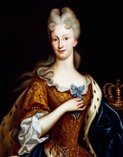 Portret Elisabeth Farnese (Parma autorstwa Giovanni Maria delle called Mulinaretto Piane