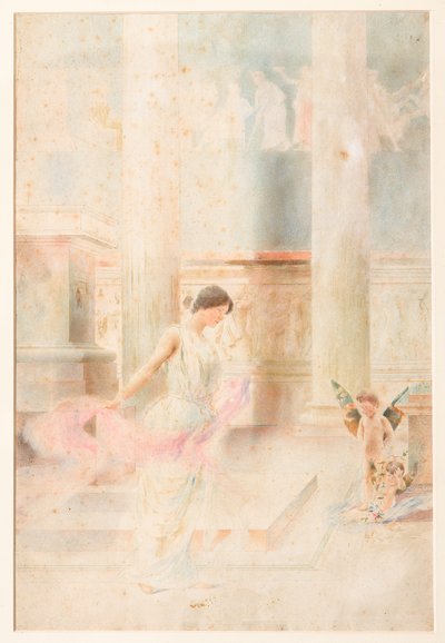 Taniec weselny (akwarela) autorstwa Giovanni Muzzioli