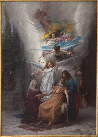 Pasaż Św. Józefa 1875 (olej na płótnie) autorstwa Giovanni Muzzioli