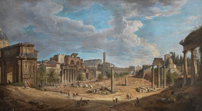 Giovanni Paolo Pannini Forum w Rzymie autorstwa Giovanni Paolo Panini