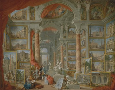 Współczesny Rzym, 1757. autorstwa Giovanni Paolo Panini