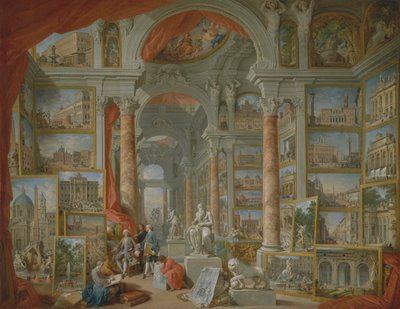 Galeria zdjęć z widokami współczesnego Rzymu autorstwa Giovanni Paolo Panini