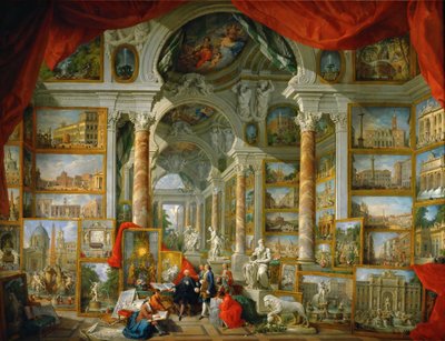 Galeria zdjęć z widokiem na współczesny Rzym Współczesny Rzym autorstwa Giovanni Paolo Pannini