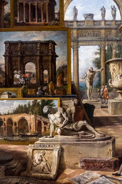 Starożytny Rzym, około 1754/57 (olej na płótnie) autorstwa Giovanni Paolo Pannini or Panini