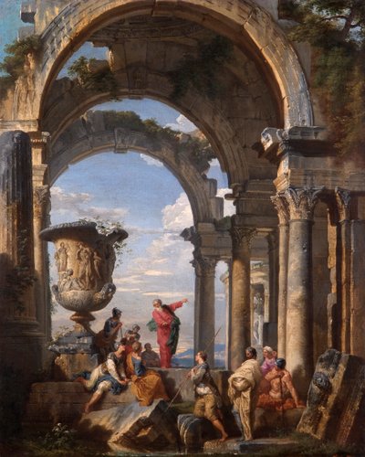 Święty Paweł głosi w Atenach autorstwa Giovanni Paolo Pannini