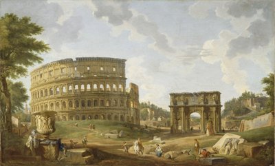 Widok Koloseum, 1747 autorstwa Giovanni Paolo Pannini
