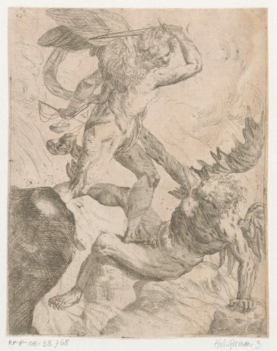 Archanioł Michał walczący z diabłem autorstwa Giovanni Pietro Possenti