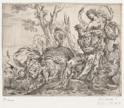 Hercules zabija centaura Nessusa autorstwa Giovanni Pietro Possenti