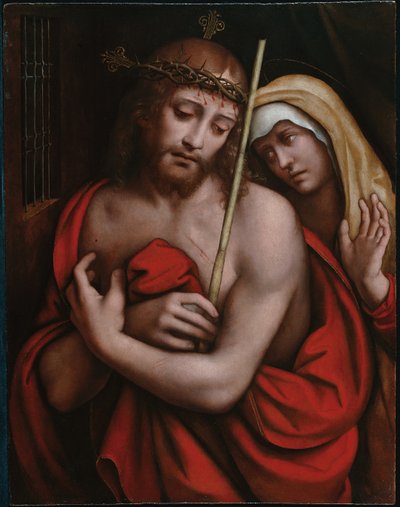 Chrystus ukoronowany cierniem, po 1521 (olej na desce) autorstwa Giovanni Pietro Rizzoli Giampietrino
