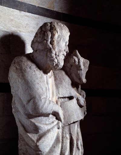 Ewangelista Łukasz (rzeźba z marmuru, ok. 1306) autorstwa Giovanni Pisano