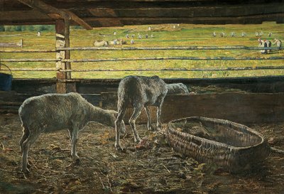 Kontrast światła autorstwa Giovanni Segantini