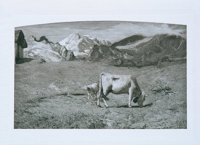 wiosenne pastwiska autorstwa Giovanni Segantini
