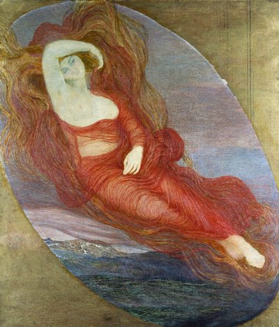 Bogini miłości autorstwa Giovanni Segantini