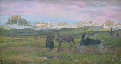Powrót do ojczyzny autorstwa Giovanni Segantini