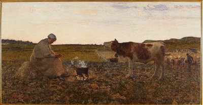 Smutna godzina (obraz autorstwa Giovanni Segantini