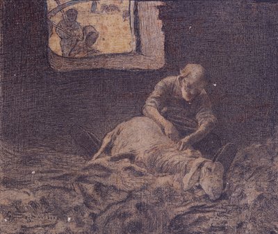 Strzygacz owiec autorstwa Giovanni Segantini
