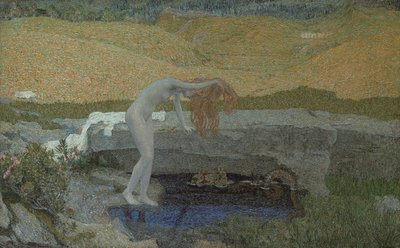 Próżność Próżność, 1897 autorstwa Giovanni Segantini