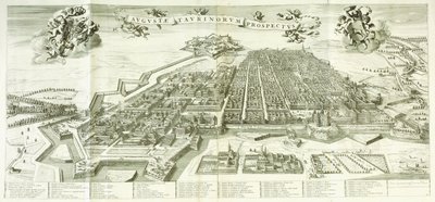 Widok Turynu, 1672 autorstwa Giovanni Tommaso Borgonio