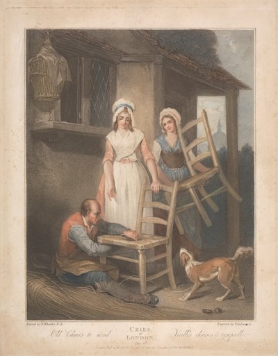 Stare krzesła do naprawienia autorstwa Giovanni Vendramini