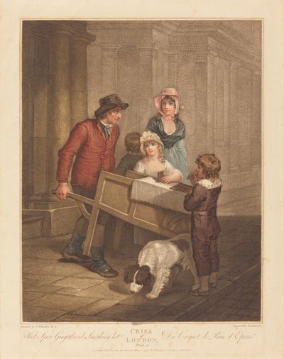 Ostra przyprawa Pieczywo imbirowe Gorące palenie autorstwa Giovanni Vendramini after Francis Wheatley
