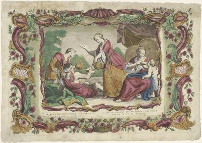 Lawenda z Dorstigenu III. dzieło miłosierdzia wobec ciała / Późniejsze dzieło miłosierdzia wobec ciała (...) (tytuł o przedmiocie) De spirituele werken van barmhartigheid (tytuł serii) autorstwa Giovanni Volpato