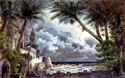 Otello, scenografia, ok. 1920-30 (ilustracja) autorstwa Giovanni Zuccarelli