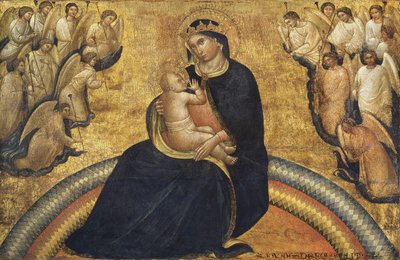 Madonna z Dzieciątkiem i Aniołami, 1370-77 autorstwa Giovanni da Bologna