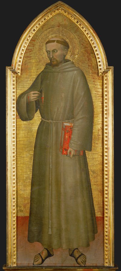 Święty Franciszek z Asyżu ... autorstwa Giovanni da Milano