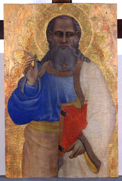 Jan Ewangelista, ok. 1365 (tempera na drewnie topoli) autorstwa Giovanni del Biondo dal Casentino