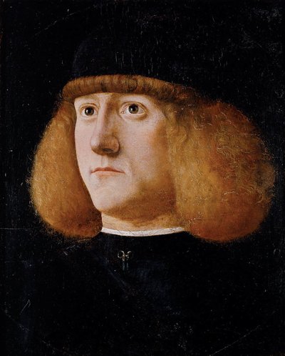 niemiecki: Bildnis eines jungen Mannes Portret młodego mężczyzny autorstwa Giovanni di Niccolo Mansueti
