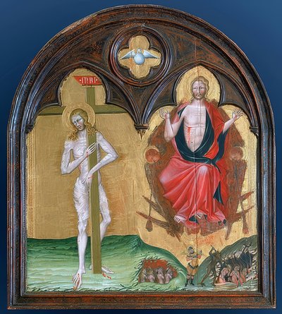 Chrystus cierpiący i triumfujący autorstwa Giovanni di Paolo