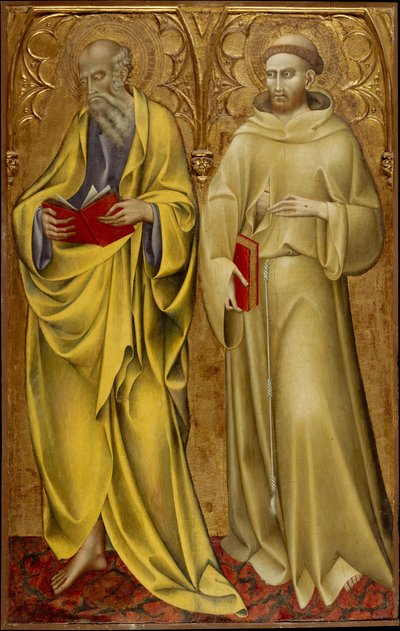 św. Mateusz i Franciszek, ca. 1435. autorstwa Giovanni di Paolo