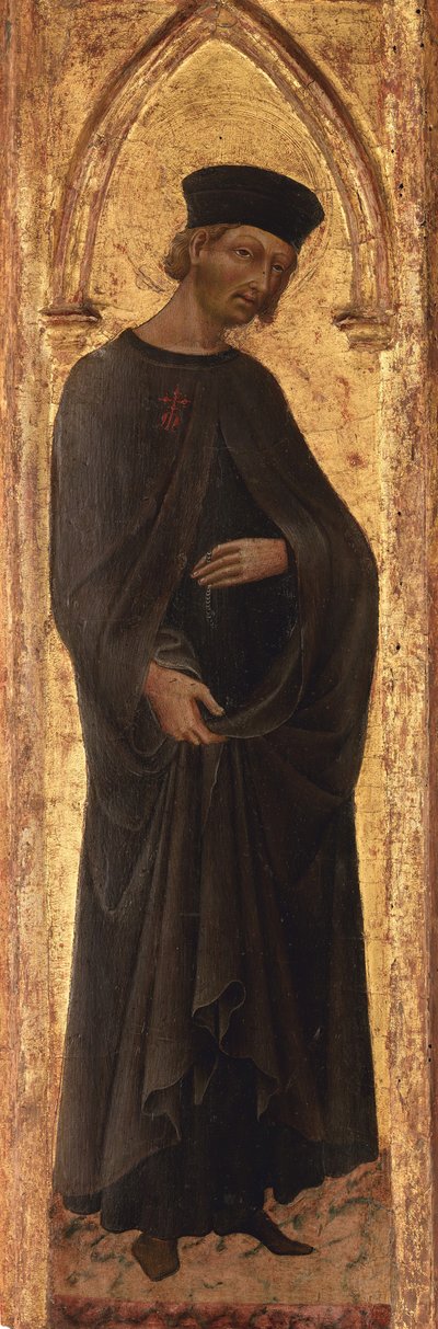 Błogosławiony Andrea Gallerani zmarł 1251, 1447-65. autorstwa Giovanni di Paolo