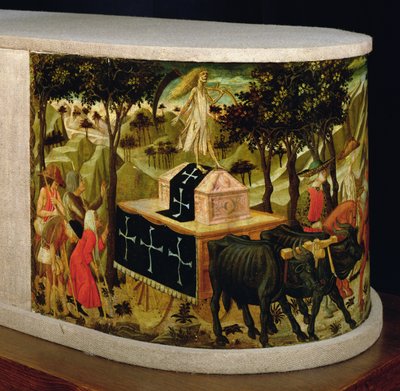 Triumf Śmierci, inspirowany Triumfami Petrarki (1304-74) autorstwa Giovanni di Ser Giovanni Scheggia