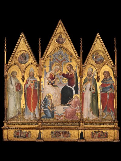 Koronacja Dziewicy i Świętych, 1394. autorstwa Giovanni di Tano Fei