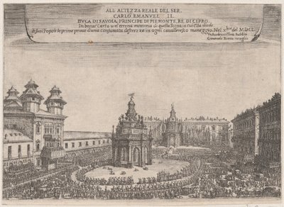 Festiwal w Turynie, październik 1650, 1650. autorstwa Giovenale Boetto