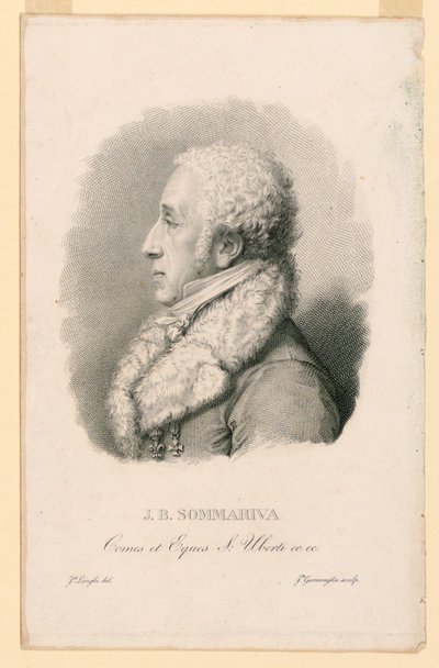 Portret J. B. Sommarivy (1760-1826) autorstwa Giovita Garavaglia