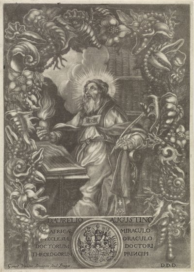 Portret van H. Augustinusa autorstwa Girard van der Bruggen