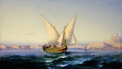 Poza portem w Valletcie autorstwa Girolamo Gianni