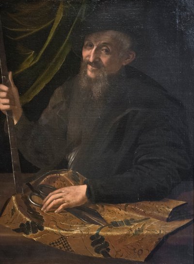 Portret krawca autorstwa Girolamo Mazzola Bedoli