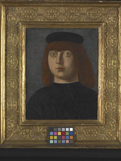 Portret mężczyzny (olej na drewnie) autorstwa Girolamo Mocetto