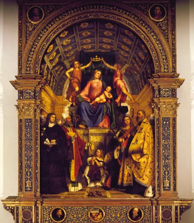 Madonna i święci autorstwa Girolamo Romanino