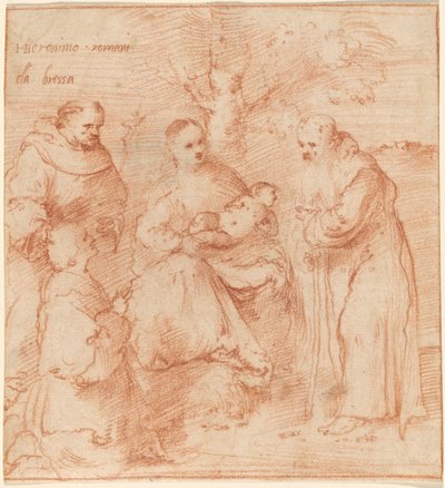 Madonna z Dzieciątkiem ze świętymi Franciszkiem i Antonim Opatem oraz Dawcą autorstwa Girolamo Romanino