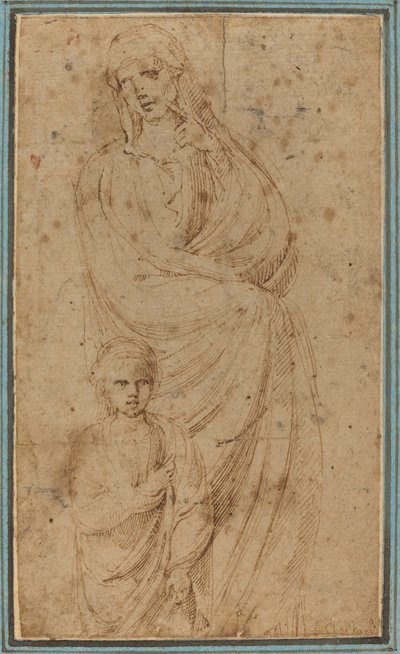 Dwie postacie autorstwa Girolamo da Carpi