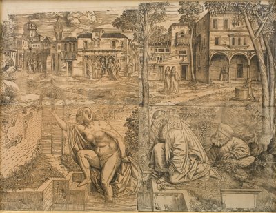 Susanne w łazience autorstwa Girolamo da Treviso d.Y.