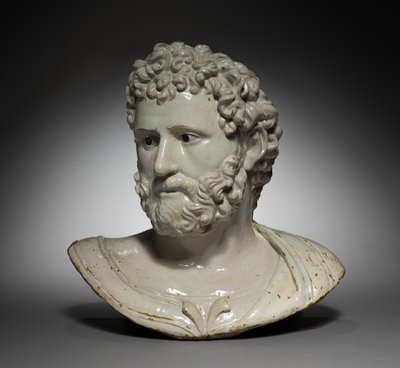 Popiersie klasycznego bohatera lub cesarza autorstwa Girolamo della Robbia