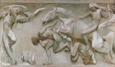 Od wielkich odkryć, przez mroczne wieki..., 1906. autorstwa Giulio Aristide Sartorio