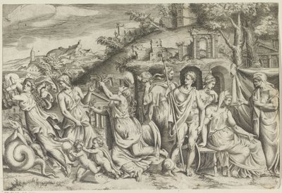 Jazon w Medei autorstwa Giulio Bonasone