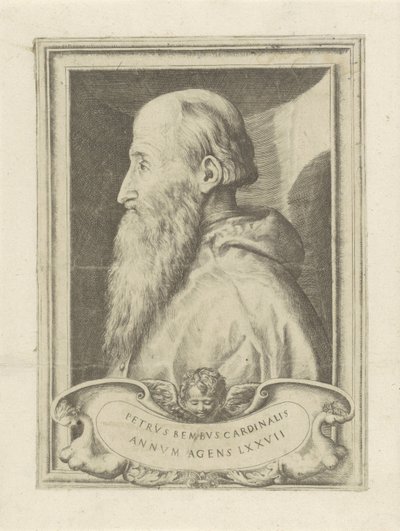Portret kardynała Pietro Bembo autorstwa Giulio Bonasone