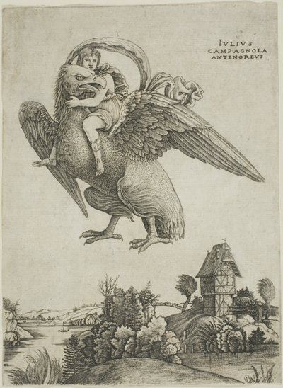 Ganimedes autorstwa Giulio Campagnola